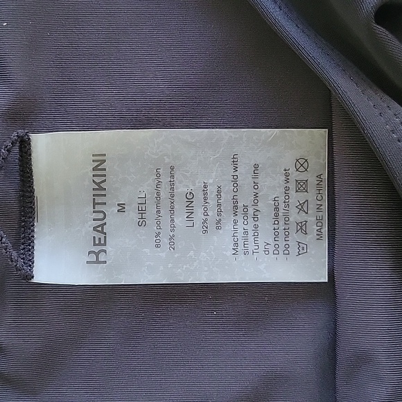 Women's Two Piece Swimsuit with Adjustable Strap and Front Flare - Picture 6 of 10